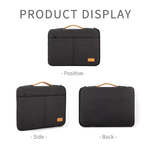 Shockproof Laptop Sleeve Bag – 14" Case for MacBook, HP, Dell, Acer – Travel & Business Notebook Briefcase for Men