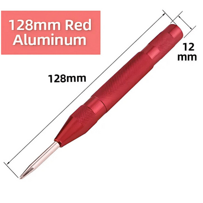 Automatic Center Punch Tool – Spring Loaded, Metal/Wood Marking for Drilling