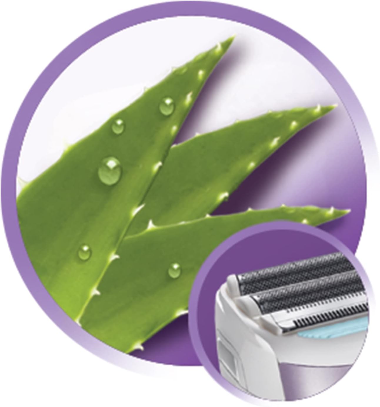 Remington Cordless Women’s Electric Shaver – Wet/Dry, Rechargeable, Aloe Vera Strip
