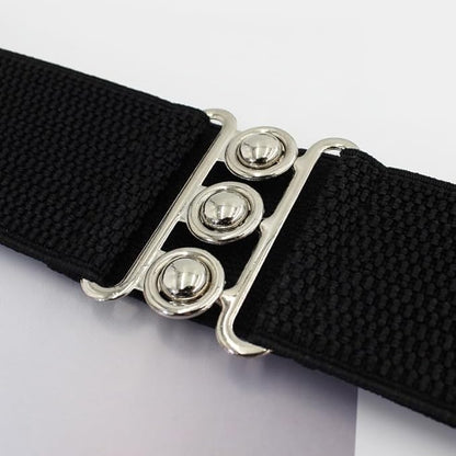 Women's Vintage Wide Elastic Belt – Stretch Waist Belt for Dresses, Shirts & Jumpsuits