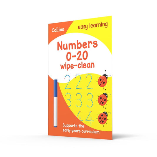 Numbers 0-20 Age 3-5 Wipe Clean Activity Book: The ideal home learning resource packed with number writing and early childhood educational activities (Collins Easy Learning Preschool)