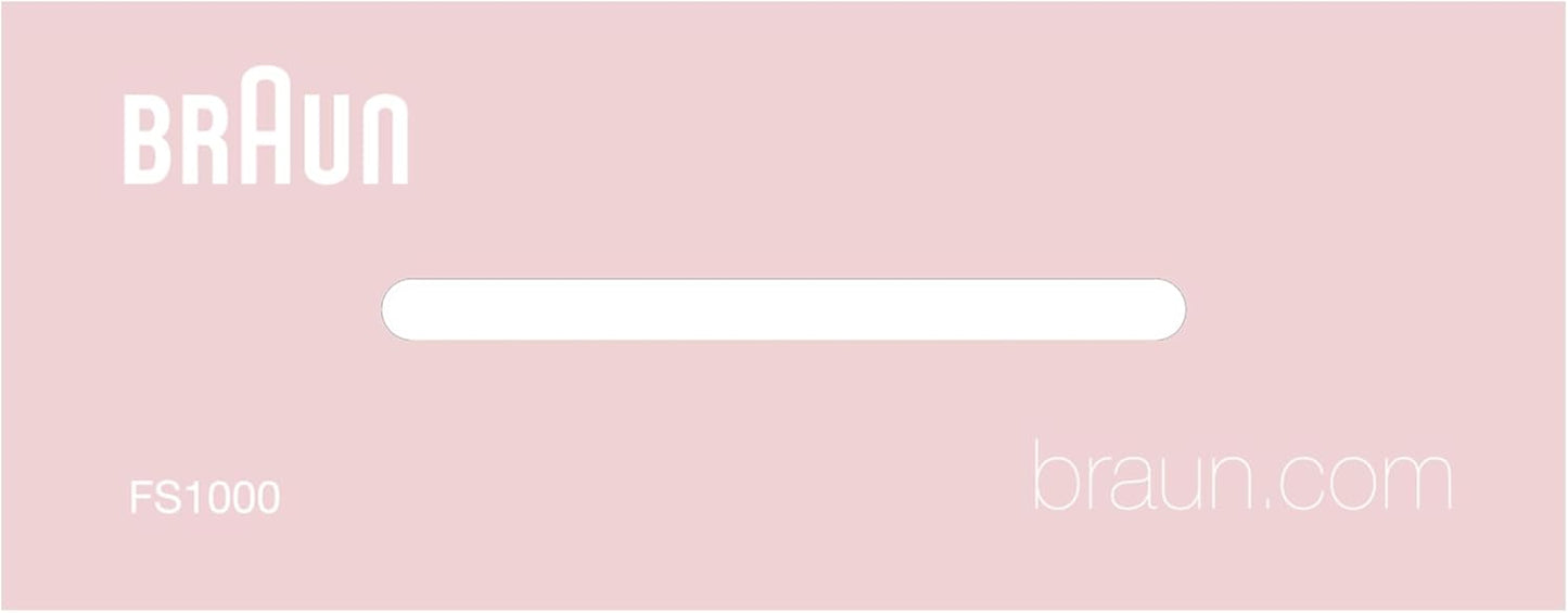 Braun Mini Facial Hair Remover for Women – Portable, Painless, Smart Light, White