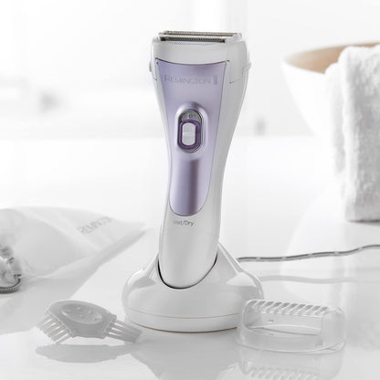 Remington Cordless Women’s Electric Shaver – Wet/Dry, Rechargeable, Aloe Vera Strip