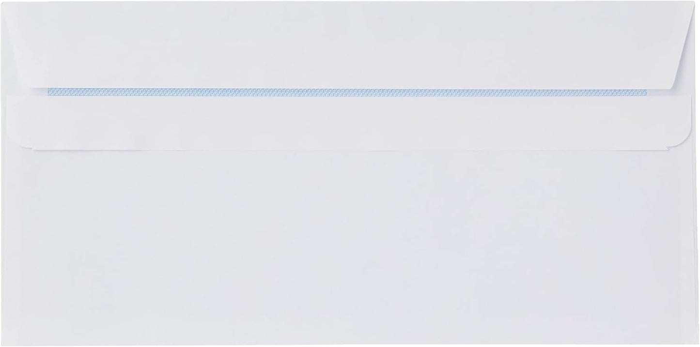 Blake Purely Everyday Self-Seal Wallet Envelopes, DL Size (110 x 220 mm), 90 gsm, White – Pack of 100