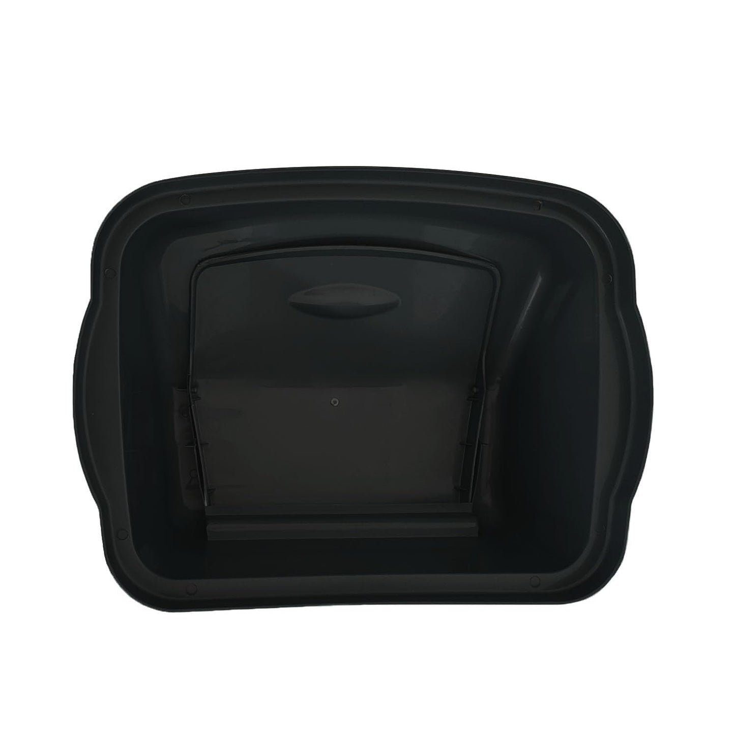 60L Large Black Swing Bin – Durable Plastic Dustbin for Kitchen & Home Waste