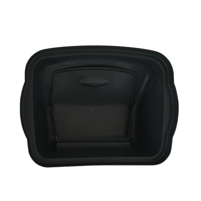 60L Large Black Swing Bin – Durable Plastic Dustbin for Kitchen & Home Waste