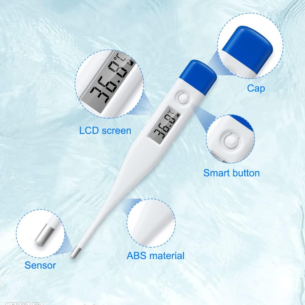 Berrcom Digital Thermometer – Fast Fever Check for Baby, Kids & Adults, °C/°F Switch