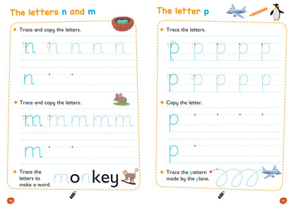 Lower Case Letters Age 3-5 Wipe Clean Activity Book: The ideal home learning resource packed with letter writing practice and early childhood education activities (Collins Easy Learning Preschool)