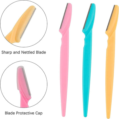 24PCS Eyebrow Razors for Women & Men – Face Shaver & Dermaplaning Tool Set