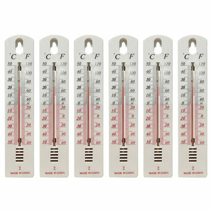 6pcs Indoor Outdoor Digital Thermometers – Accurate Wall & Room Temp Monitors