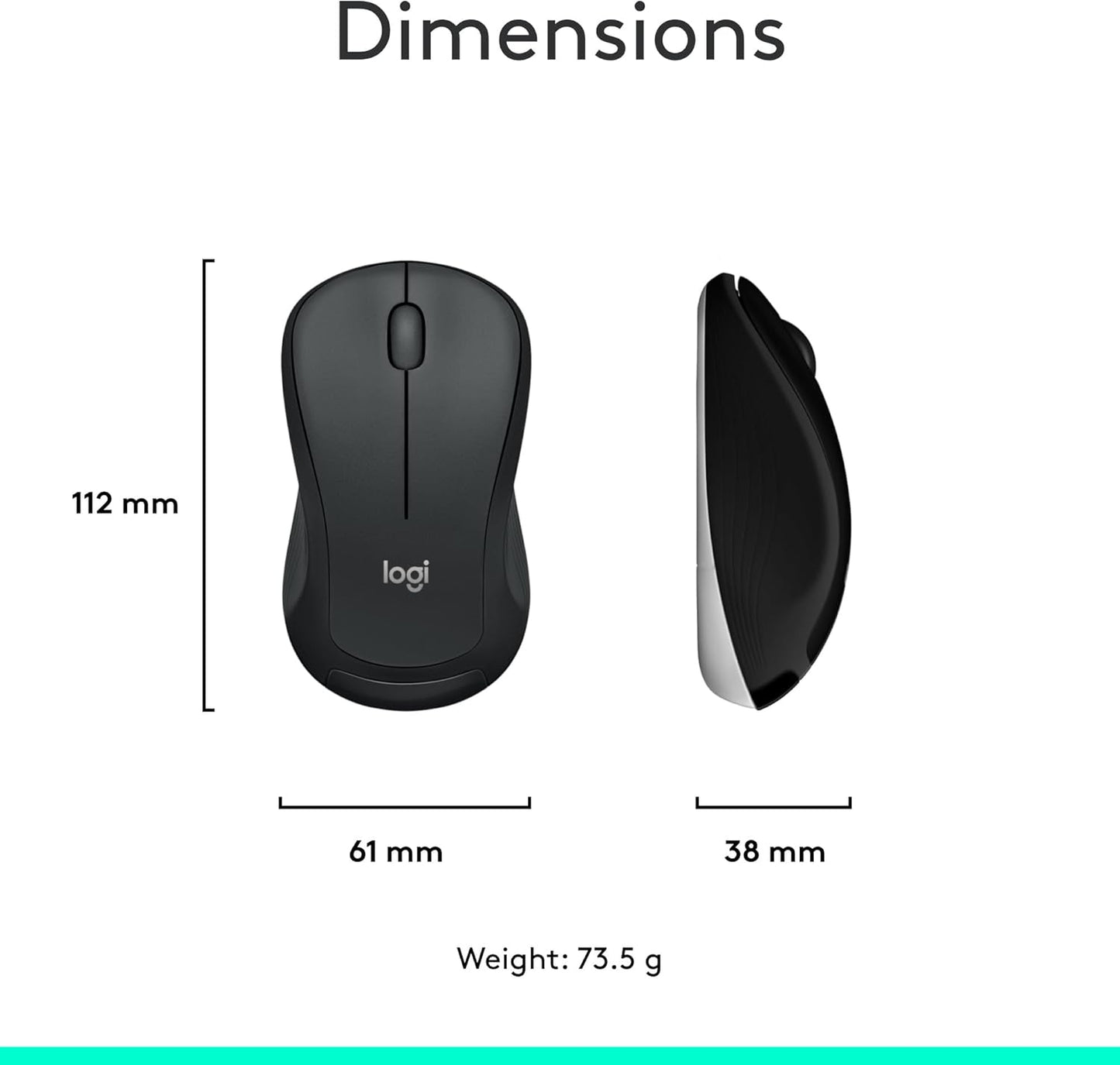 Logitech MK540 Wireless Keyboard & Mouse Combo – Long Battery, USB Receiver – Black