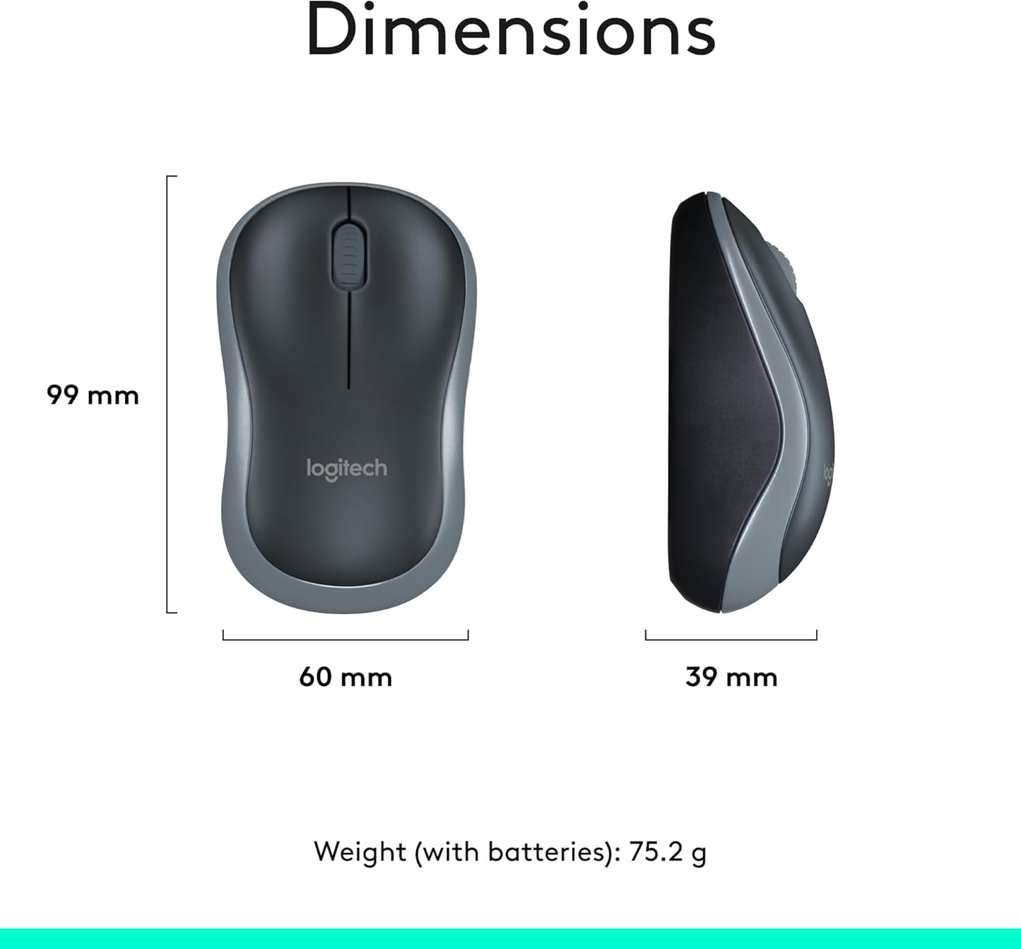 Logitech MK270 Wireless Keyboard & Mouse Combo – 2.4GHz, Multimedia Keys, UK Layout