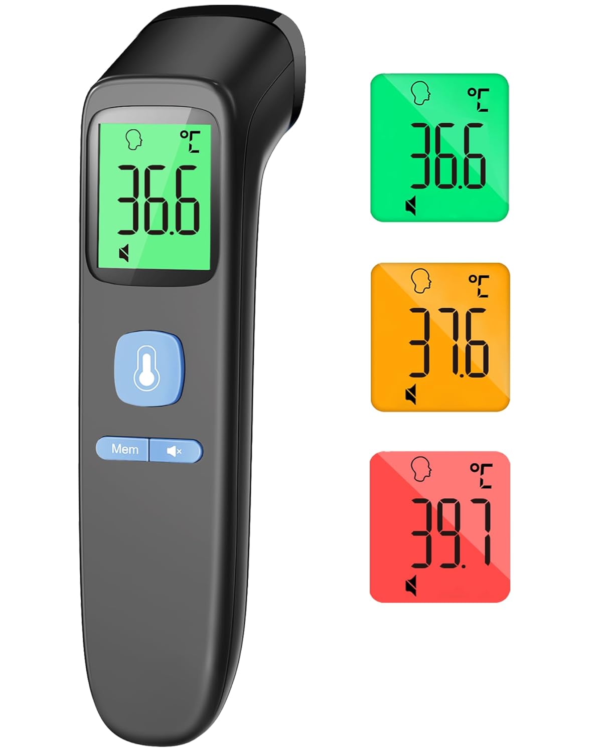 No-Touch Infrared Forehead Thermometer for Adults & Babies – Fast, Accurate & Silent