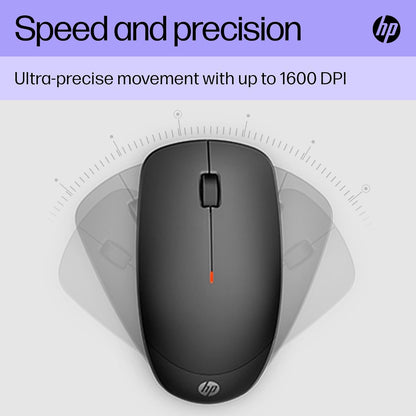 HP 230 Wireless Keyboard & Mouse Combo – 2.4GHz, 1600 DPI, Long Battery Life