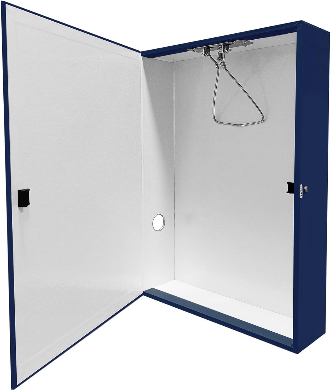 75mm Box File with Lock & Ring Pull – Glossy Foolscap File for Office & School Use