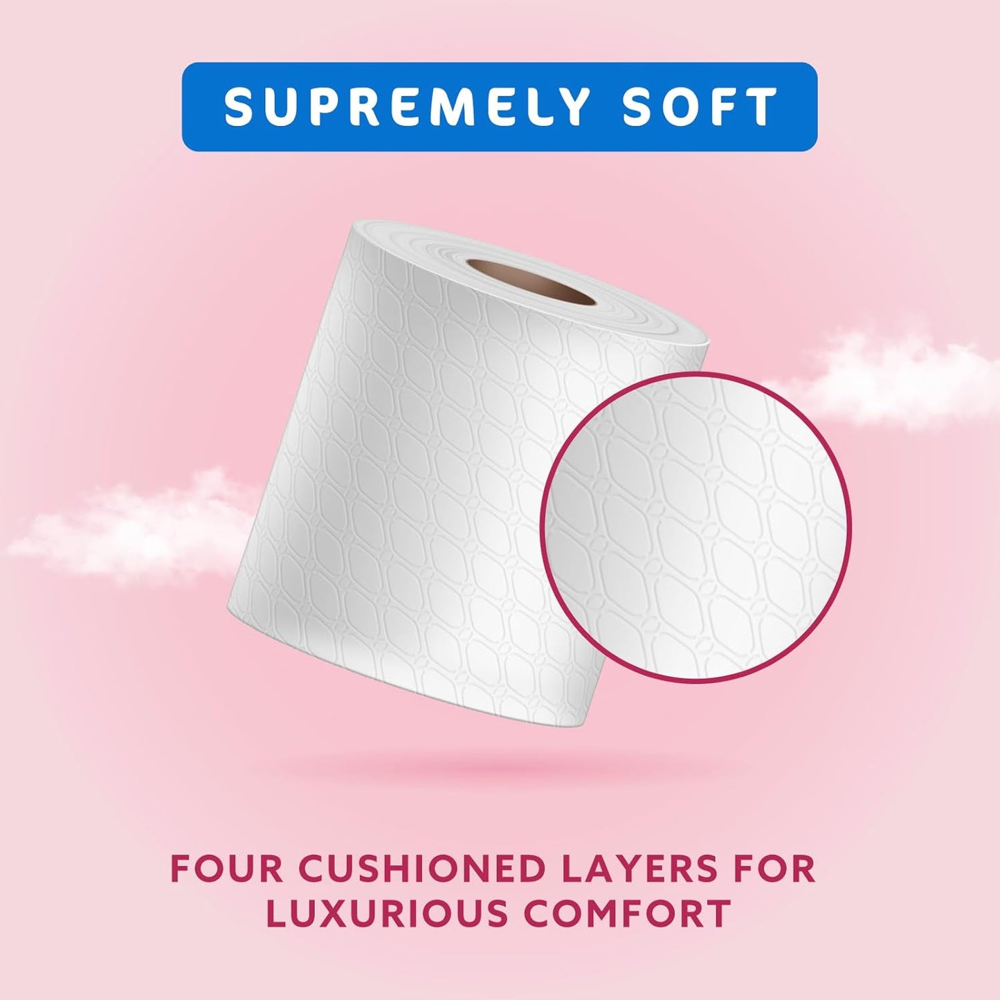 Toilet Tissues, Unscented, 12 Rolls (1 Pack of 12), 160 Sheets per Roll