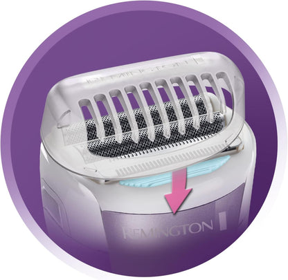 Remington Cordless Women’s Electric Shaver – Wet/Dry, Rechargeable, Aloe Vera Strip