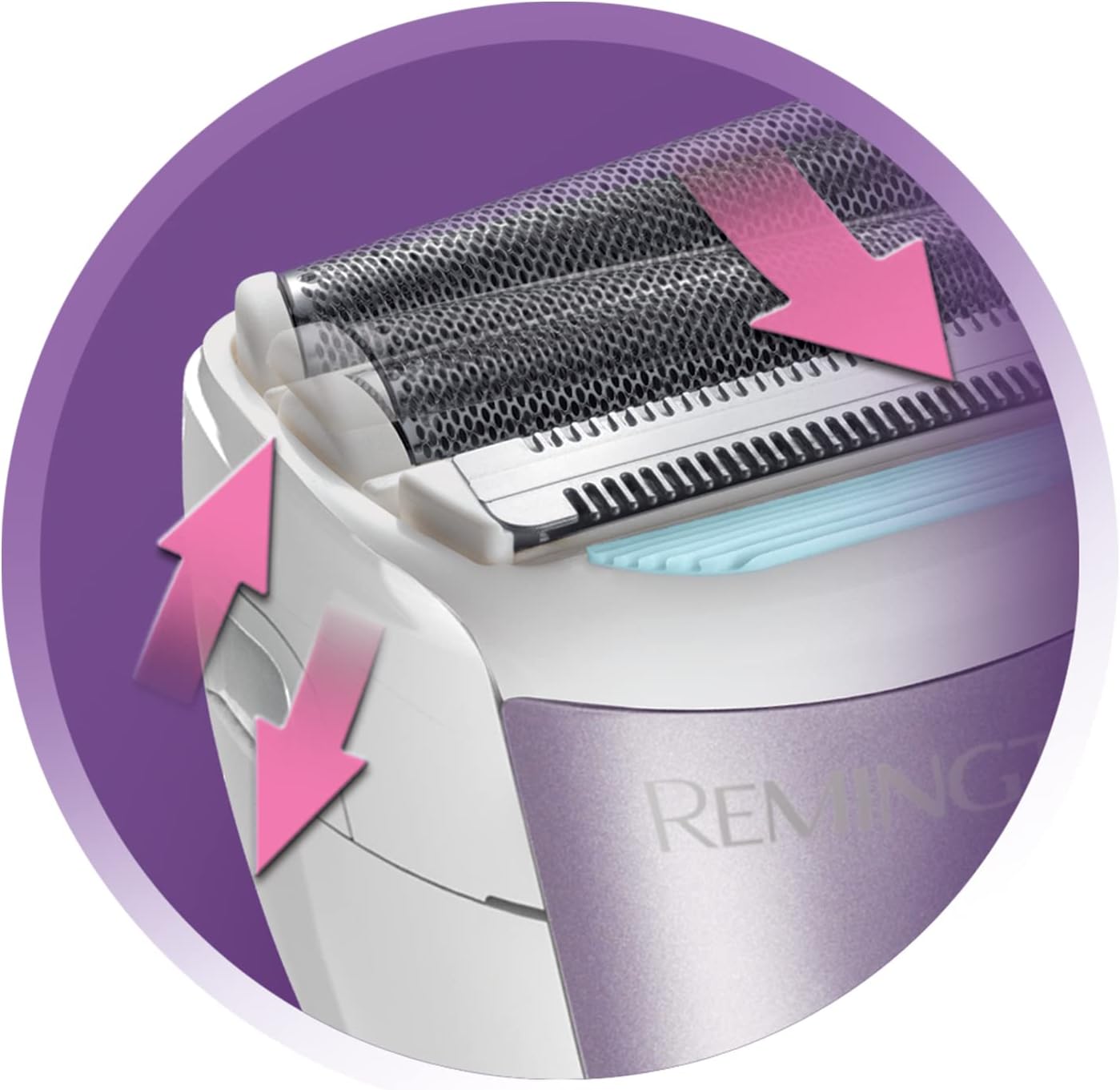Remington Cordless Women’s Electric Shaver – Wet/Dry, Rechargeable, Aloe Vera Strip