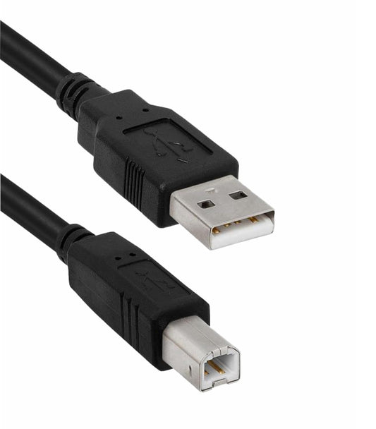 USB Printer Cable 2M,USB 2.0 Type A to Type B High-Speed Data Transfer Compatible with All USB Printers, Scanners and Other Devices Premium Durable Design,Printer Cable for HP,Dell,Canon,Samsung