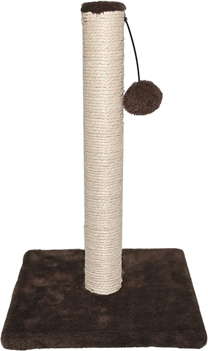 Ram® 42cm Cat Scratching Post – Tall Cat Tree Tower for Kittens & Adult Cats – Brown