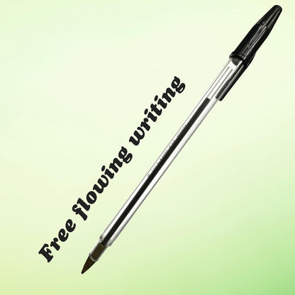 ARTH Black Biro Pens Ballpoint Multipack Box Of 50 Pens
