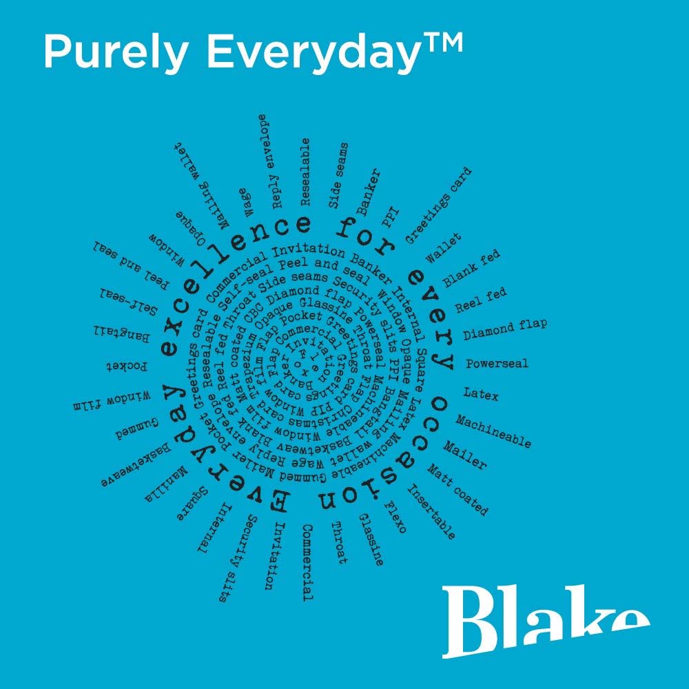 Blake Purely Everyday Self-Seal Wallet Envelopes, DL Size (110 x 220 mm), 90 gsm, White – Pack of 100