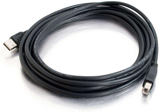 C2G 5M USB 2.0 Printer Cable A to B – Compatible with HP, Epson, Canon, Brother