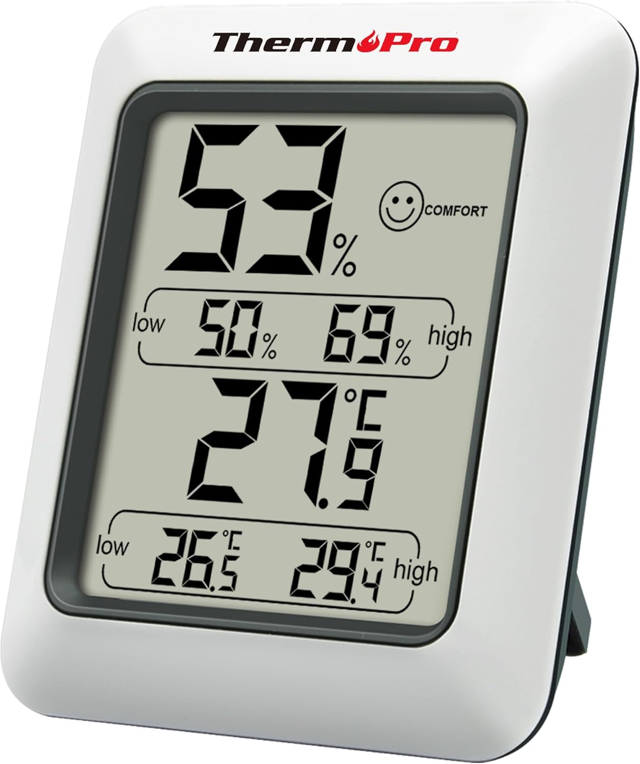 "ThermoPro TP50 Digital Hygrometer Indoor Thermometer with Humidity & Temp Monitor