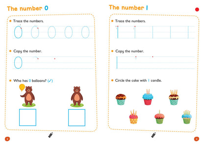 Numbers 0-20 Age 3-5 Wipe Clean Activity Book: The ideal home learning resource packed with number writing and early childhood educational activities (Collins Easy Learning Preschool)