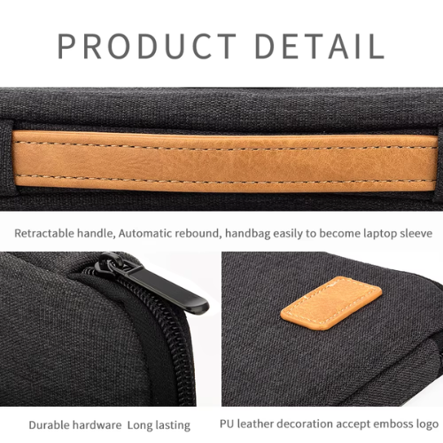 Shockproof Laptop Sleeve Bag – 14" Case for MacBook, HP, Dell, Acer – Travel & Business Notebook Briefcase for Men