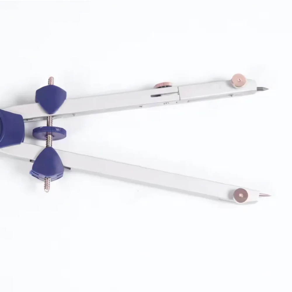 7PCS Metal Geometry Set – Compass, Ruler & Pro Tools for Students & Architects