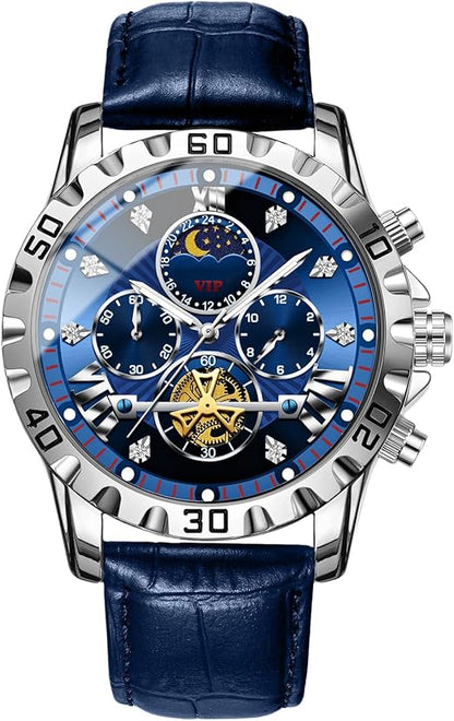 Men's Stylish Automatic Watch – Waterproof, Luxury Design, Daily Wear Timepiece
