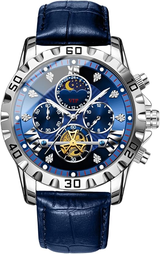 Men's Stylish Automatic Watch – Waterproof, Luxury Design, Daily Wear Timepiece