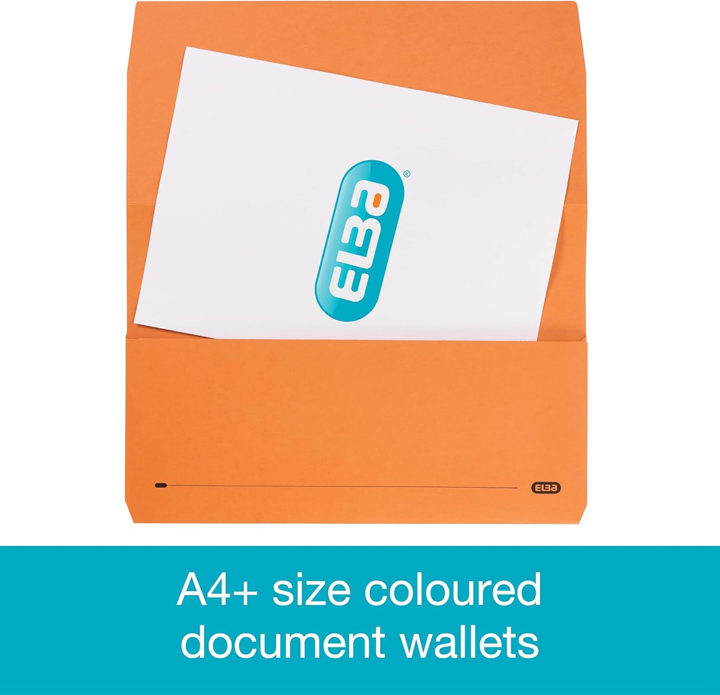 Elba A4+ Foolscap Document Wallets – Assorted Colors, Pack of 10 Durable Folders