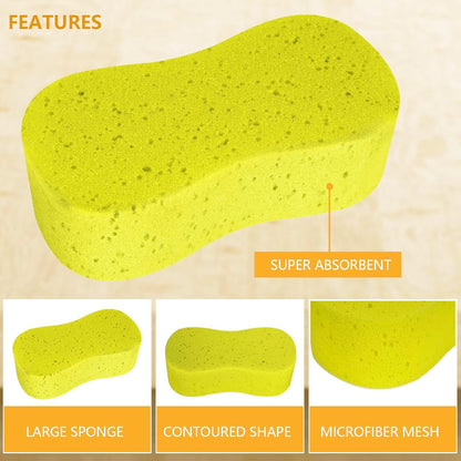Jumbo Car Sponges – Ultra-Absorbent, Scratch-Free Cleaning for Cars & Windows