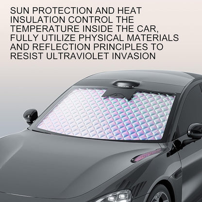 Foldable Car Sunshade – UV Block, Heat Protection, Privacy Shield for Windshield