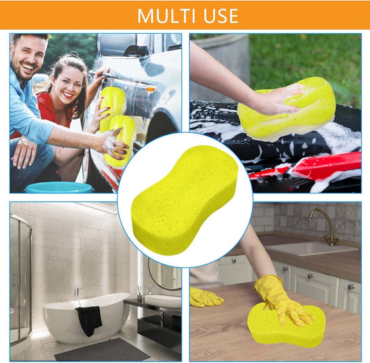 Jumbo Car Sponges – Ultra-Absorbent, Scratch-Free Cleaning for Cars & Windows