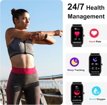 2025 Smart Watch with Call Function, Fitness Tracker, Heart Rate, IP68 for Android iOS