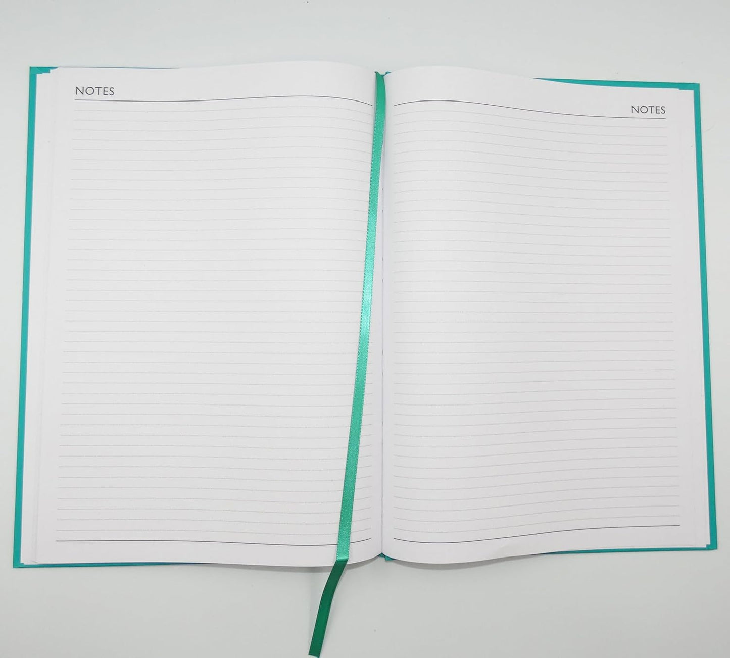 2026 A4 Week to View Diary Colour Fashion A4 2026 WTV Year Planner Desk Diary Ribbon Marker, Turquoise