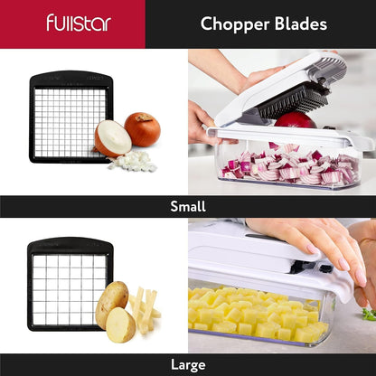 4-in-1 Vegetable Chopper & Cutter – Onion, Salad, Potato Dicer Kitchen Tool