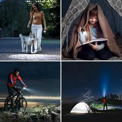 LE LED Torch Battery Powered, LE1000 Super Bright Hand Flashlight