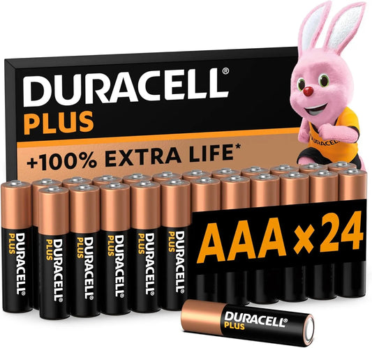 Duracell Plus AAA Batteries (24 Pack)