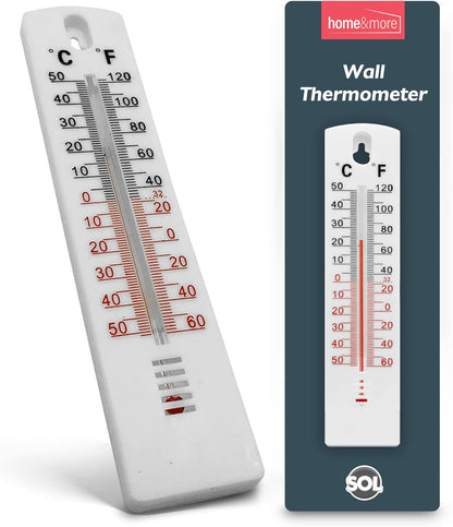 2-Pack Wall Thermometer – Indoor/Outdoor Temp Monitor, Easy Mount, Accurate Reading