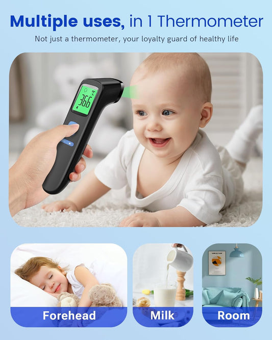 No-Touch Infrared Forehead Thermometer for Adults & Babies – Fast, Accurate & Silent