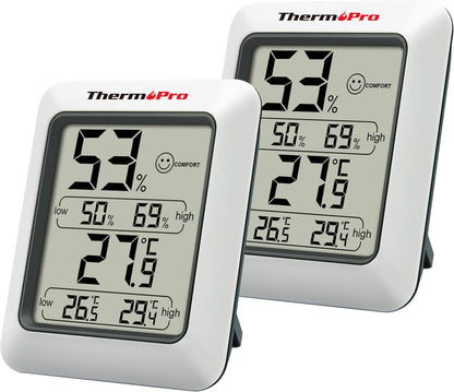 "ThermoPro TP50 Digital Hygrometer Indoor Thermometer with Humidity & Temp Monitor