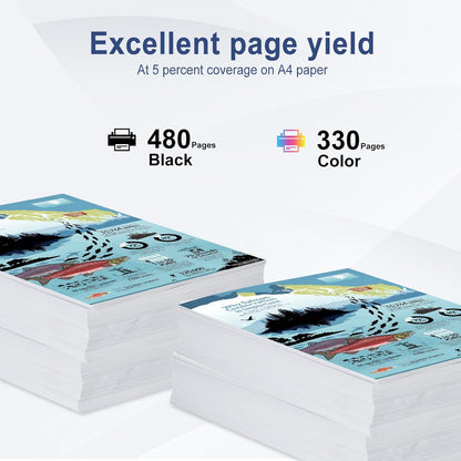 302XL Ink Cartridge Combo for HP 302 – Compatible with Envy, OfficeJet & DeskJet Printers
