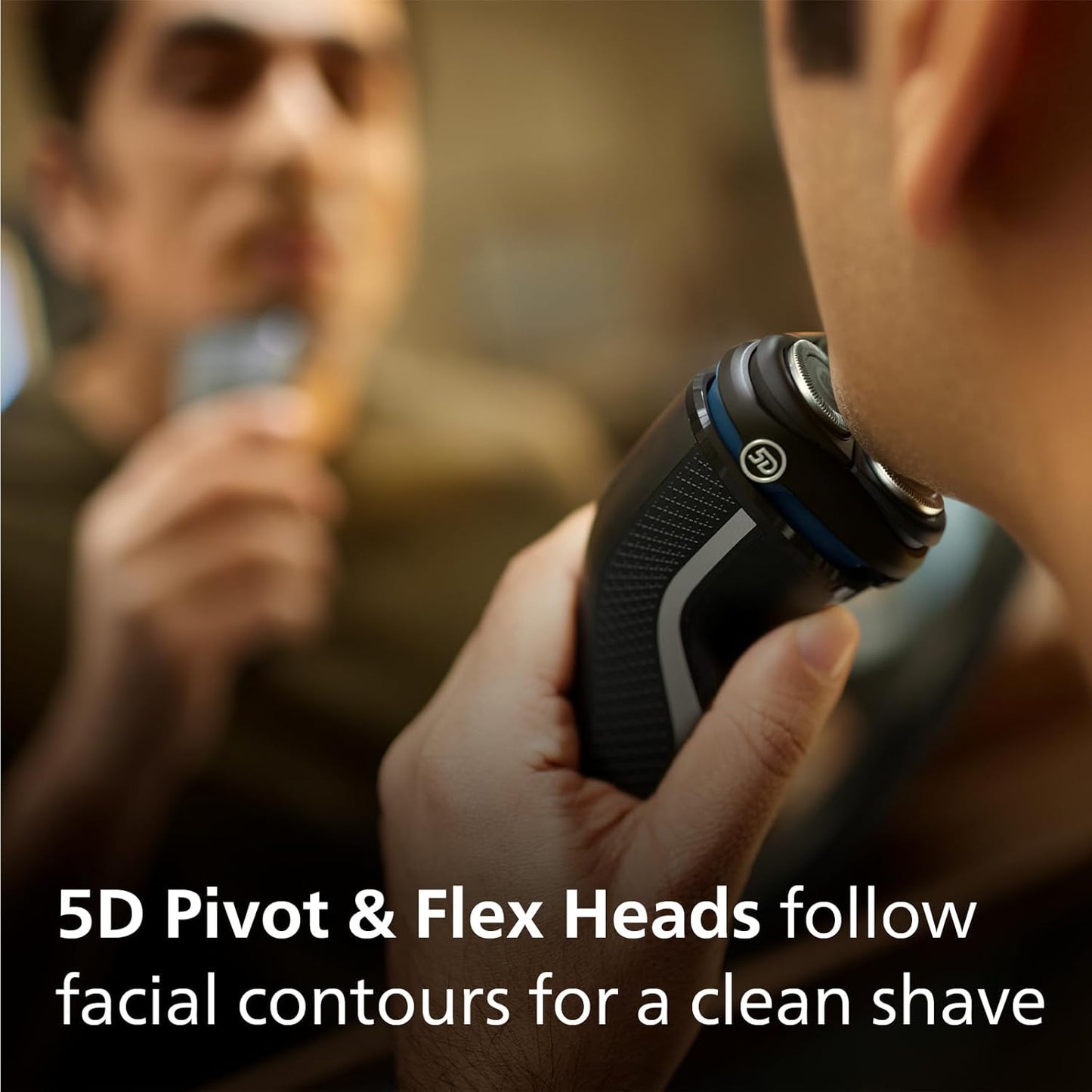 Philips 3000 Series Wet & Dry Electric Shaver for Men with SkinProtect Tech & Trimmer