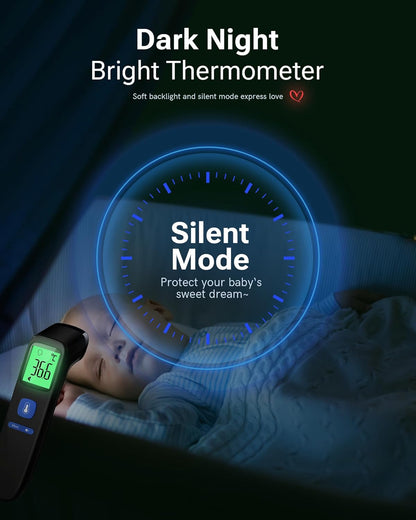 No-Touch Infrared Forehead Thermometer for Adults & Babies – Fast, Accurate & Silent