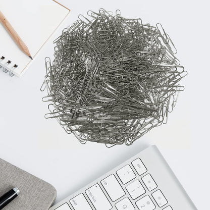 JIKIOU Paper Clips Assortment – 750 Count Box, Includes Small (28mm), Medium (33mm), and Large (50mm) Sizes