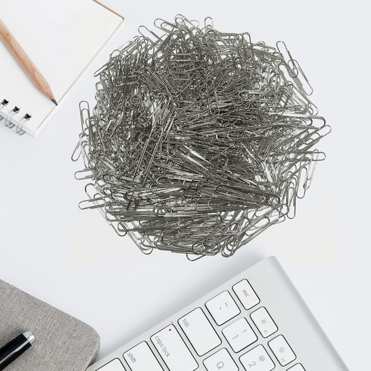 JIKIOU Paper Clips Assortment – 750 Count Box, Includes Small (28mm), Medium (33mm), and Large (50mm) Sizes